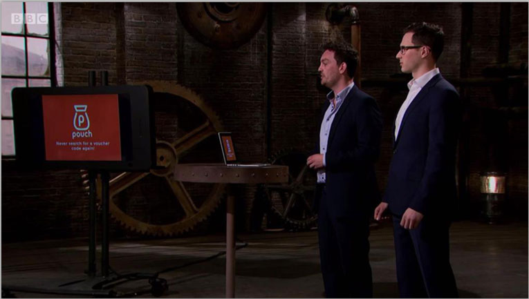 ben and jonny from pouch on dragon's den