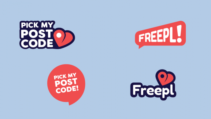 Pick My Postcode and Freepl Logos