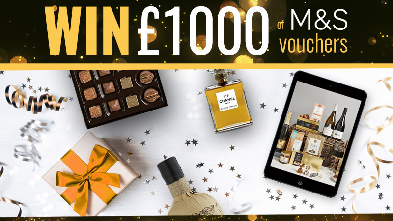 £1000 M&S Voucher pickmypostcode