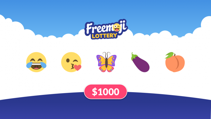 Freemojilottery $1000 winner