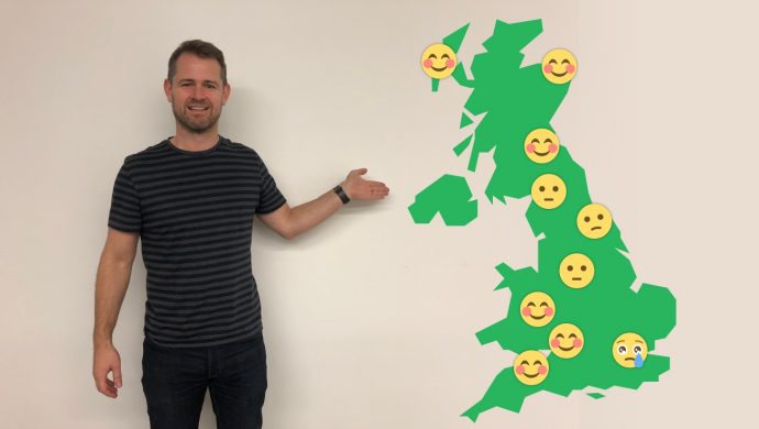 how happy is your postcode?