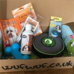 The contents of Emmy's first WufWuf box