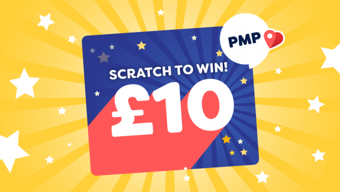 Try your luck with our £10 scratchcards