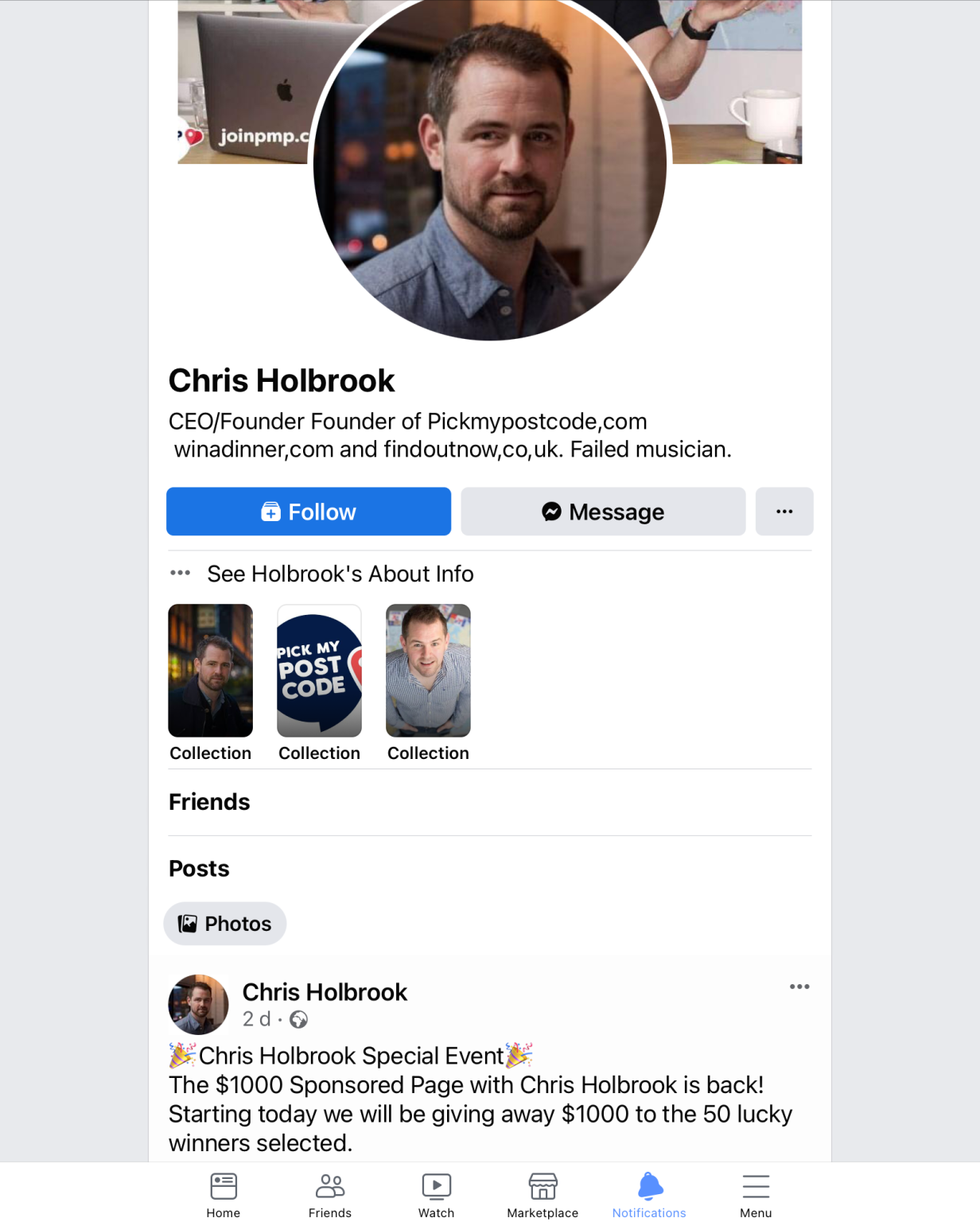 Scammer Pretending to be Chris – Pick My Postcode