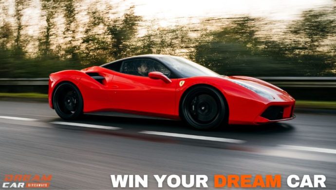 Red Ferrari from dreamcar.com